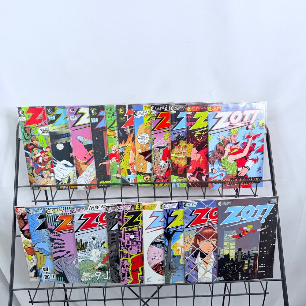 Zot! 5-14 14 1/2 16-17 22-29 Lot Scott McCloud Eclipse Comics Copper Age